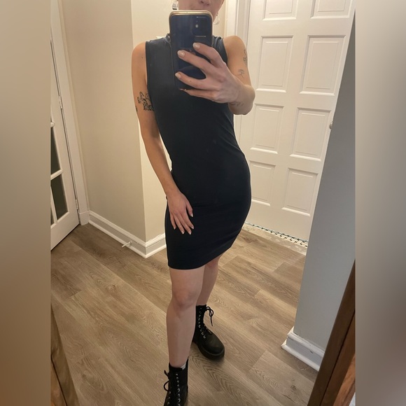 Gentle Fawn Navy Blue Ribbed Mini Dress ✨✨ - Picture 5 of 7